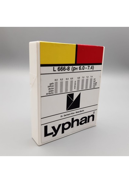 Ph Kağıdı Lyphan 6,0 - 7,4