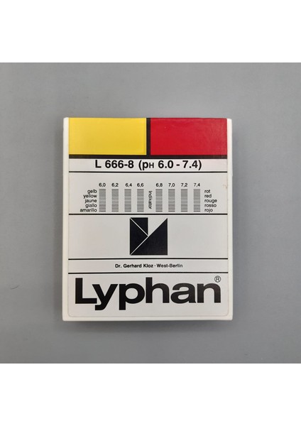 Ph Kağıdı Lyphan 6,0 - 7,4