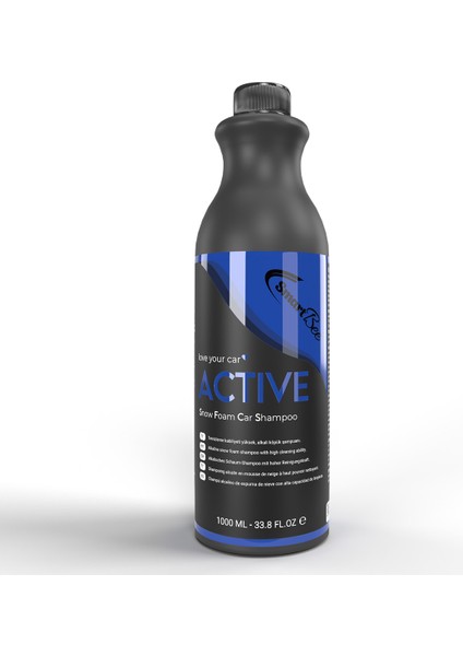 Active Konsantre Oto Köpük Şampuanı – 1000 ml