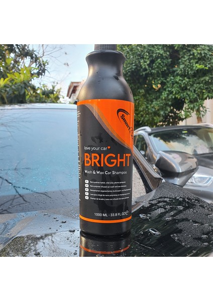 Bright Hidrofobik Cilalı Oto Yıkama Şampuanı – 1000 ml