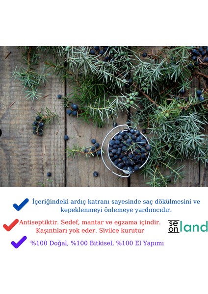 El Yapımı Doğal Ardıç Katranı Sabunu 1 Kg