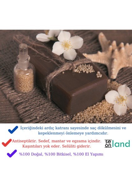 El Yapımı Doğal Ardıç Katranı Sabunu 1 Kg