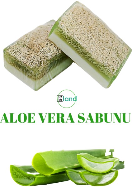 El Yapımı Doğal Kabak Lifli Saf Aloe Vera Özlü Onarıcı Sütlü Aloevera Sabunu 120 Gr 1 Adet fiyatları