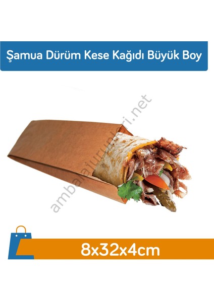 Şamua Dürüm Kese Kağıdı Büyük Boy 10KG