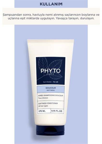 Softness Conditioner Tüm Saç Tipleri İçin Kolay Tarama Sağlayan Saç Kremi 175 ml