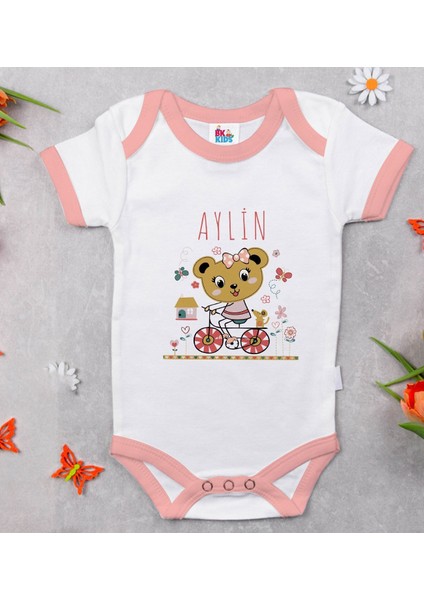Kişiye Özel Isimli 5 Parça Pembe Bebek Body Zıbın ve Battaniye Hediye Seti, Yeni Doğan Bebek Giyim Hediyesi-1 modelleri