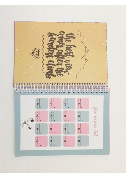 Planner Haftalık ve Aylık Planlayıcı Defter modelleri