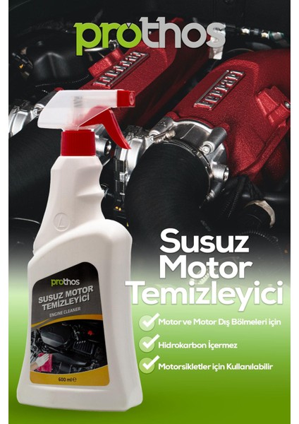 Motor Temizleme Koruma Susuz Kullanım 600 ml