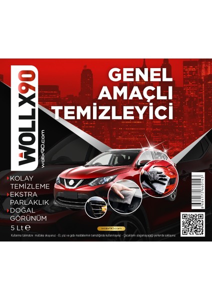 WOLLX90 Çok Amaçlı Genel Temizleyici Sprey 1000 ml