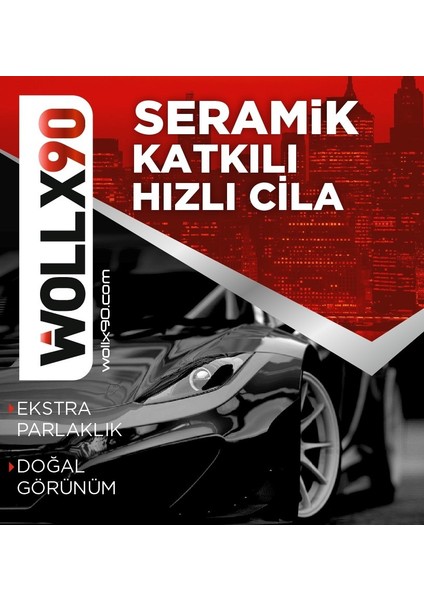 WOLLX90 Seramik Katkılı Hızlı Cila 1000ML