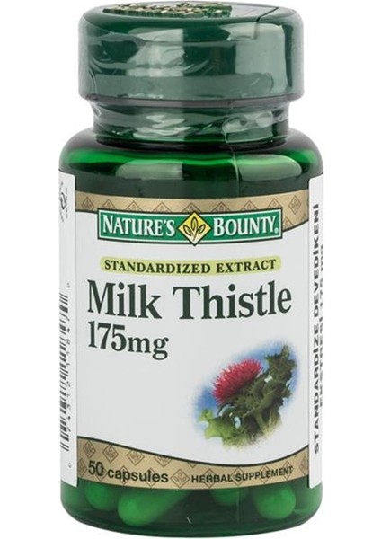 Nature's Bounty Milk Thistle 175 mg 50 Kapsül