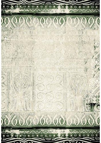 Salon Halısı Modern Yeşil Metalik Yolluk Kaymaz Yuvarlak Oval Kesme Ince Yıkanabilir Halı fiyatları