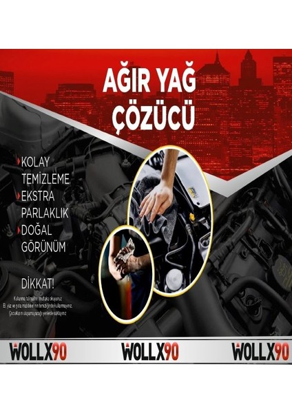 WOLLX90 Ağır Kir & Yağ Çözücü 1000 ml