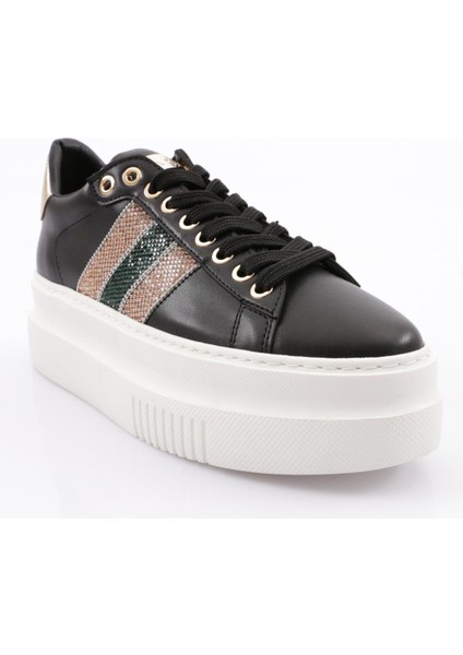 ES865 Kadın Kalin Silver Taşli Sneakers Ayakkabı fiyatları