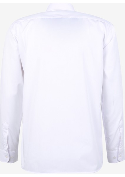 Regular Fit Klasik Yaka Düz Beyaz Erkek Gömlek GM1001400234 fiyatları