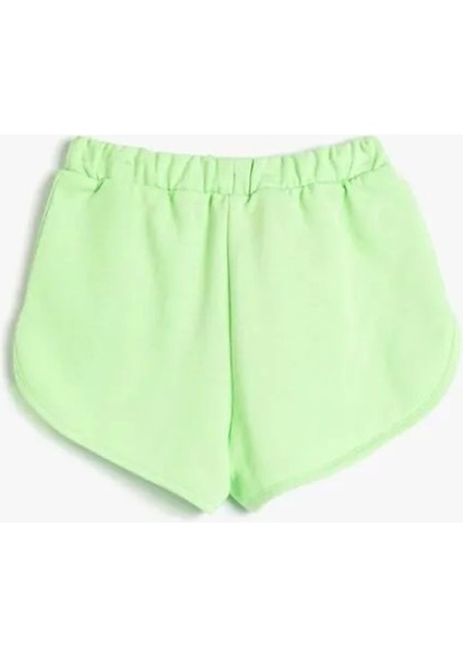 Bağlamalı Bel Normal Yeşil Kız Çocuk Şort 3SKG40058AK fiyatları