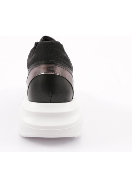 ES868 Kadın Kalin Taban File Detayli Sneakers Ayakkabı fırsatları