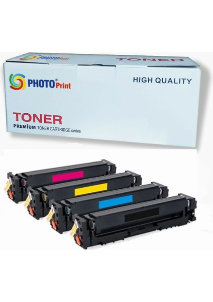 Canon CRG-067 Ithal 4 Renk Muadil Toner Seti Chipli 1.350 Sayfa