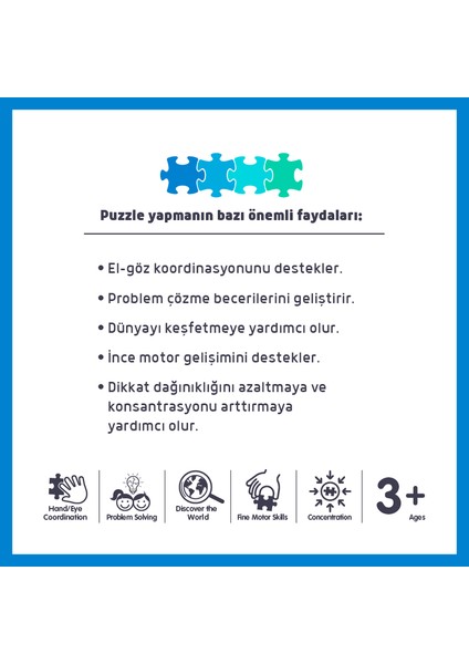 Blue Focus 150 Parça - Cute Anımals (Sevimli Hayvanlar)