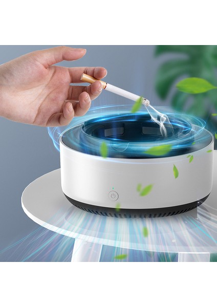 Yeni Nesil Tasarım Akıllı Hava Temizleyici Küllük Sıgara Dumanını Hapseden Ev-Ofis-Araç Kül Tablası modelleri