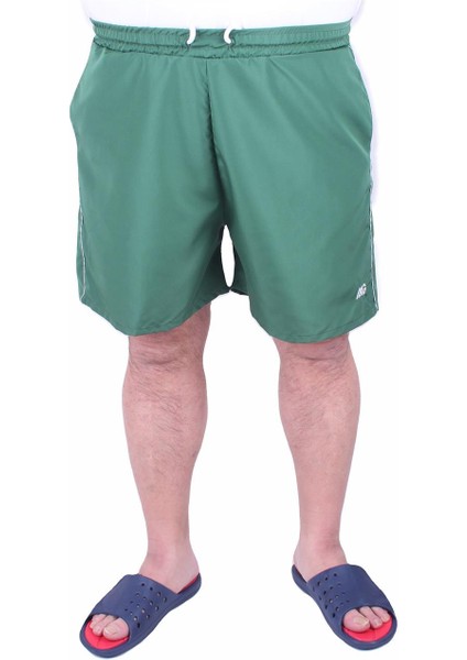 Büyük Beden Klasik Deniz Şortu 23677 Yesıl