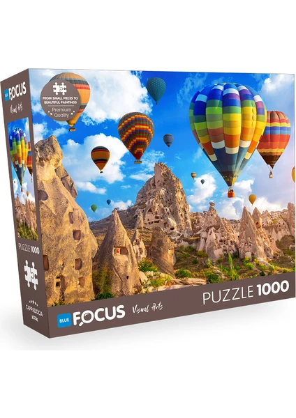 Blue Focus 1000 Parça Puzzle - Cappadocıa (Kapadokya)