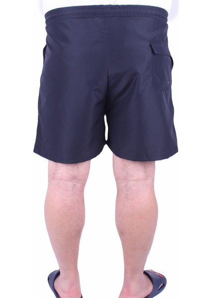 Büyük Beden Klasik Deniz Şortu 23677 Lacivert indirimleri