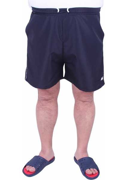 Büyük Beden Klasik Deniz Şortu 23677 Lacivert