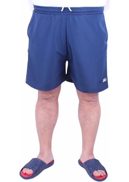 Büyük Beden Klasik Deniz Şortu 23677 Indıgo