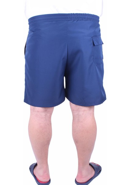 Büyük Beden Klasik Deniz Şortu 23677 Indıgo indirimleri