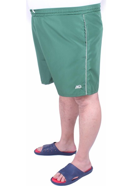 Büyük Beden Klasik Deniz Şortu 23677 Yesıl indirimleri