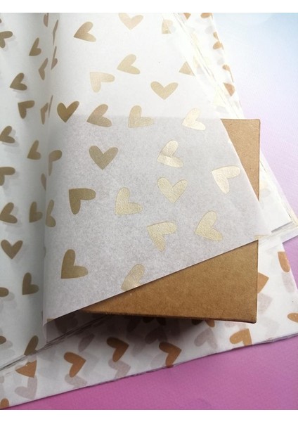 Kalpli Gold Desenli Pelur Kağıdı 50X70 cm 100 Adet
