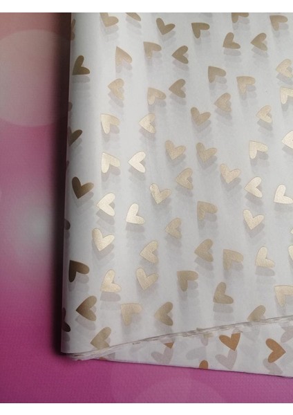 Kalpli Gold Desenli Pelur Kağıdı 50X70 cm 100 Adet