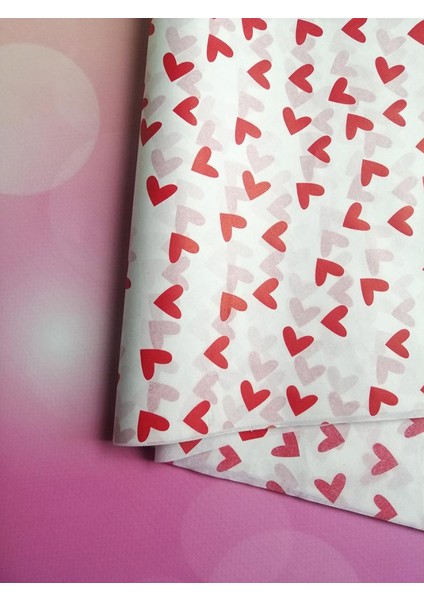 Kalpli Kırmızı Desenli Pelur Kağıdı 50X70 cm 100 Adet modelleri