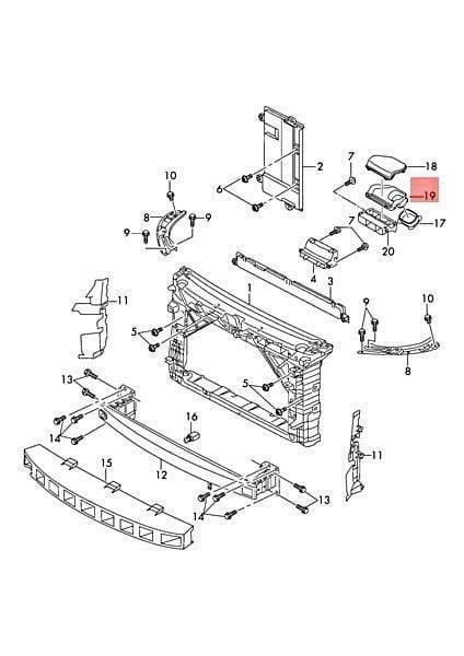 Polo Hava Kanalı 2014- [orijinal] [6C0805962]