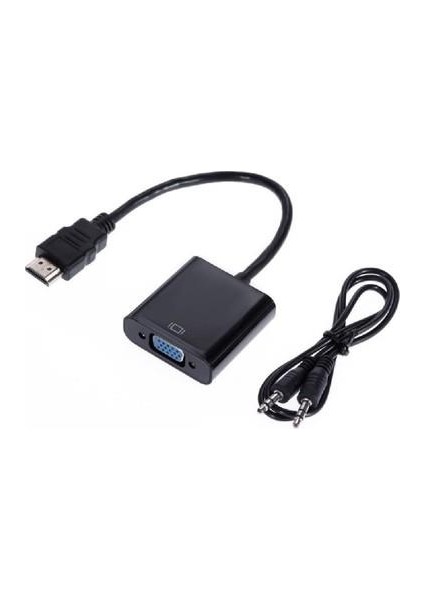 HDMI VGA Çevirici HDMI To VGA Çevirici Sesli HDMI VGA Çevirici HDMI Uydu Mobitör Bağlantı Kablosu fırsatları