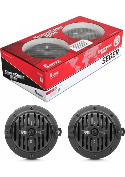 Supersonic Supertone Korna 12V Takım