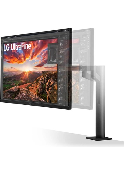 Lg 31,5 32UN880P-B 5ms 60Hz 4K HDMI Dp Type-C Freesync IPS Ergo Monitor