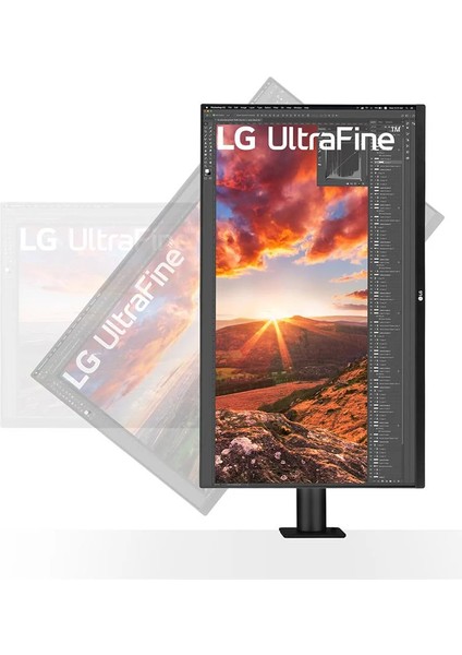 Lg 31,5 32UN880P-B 5ms 60Hz 4K HDMI Dp Type-C Freesync IPS Ergo Monitor