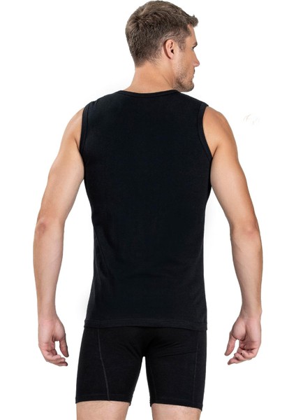 Erkek Sıfır Yaka Sıfır Kol Pamuklu Fanila Atlet 114 - 6 Adet modelleri