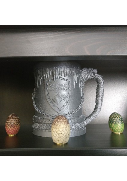 Game Of Thrones Stark Hanedanı Kupa 16CM Çap (Dev Boy)