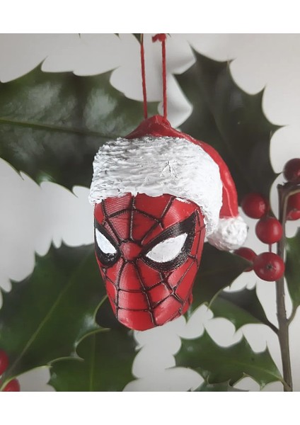 Turansoy Craft Spider Man Örümcek Adam Yılbaşı Ağacı Süsü