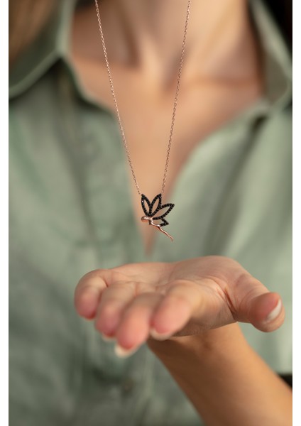 925 Ayar Gümüş Kelebek Kolye fiyatları