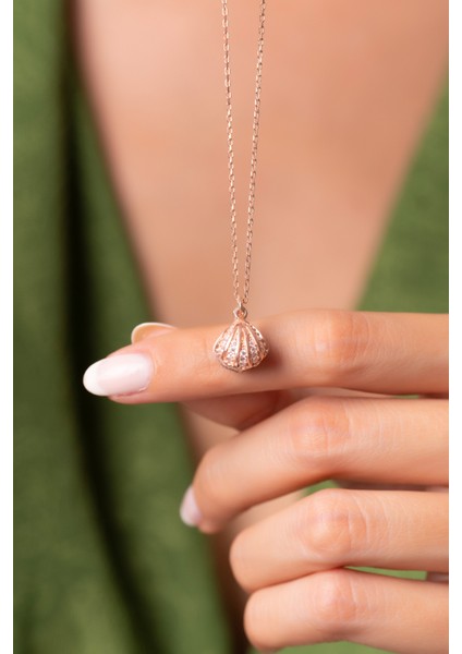 925 Ayar Gümüş Incili Istiridye Kolye indirimleri