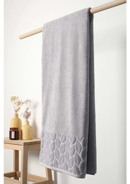 Banyo Havlusu Hazal 90X150 Gri