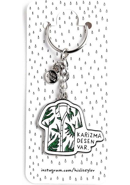 Hisli Şeyler Anahtarlık - Karizma Desen Var fiyatları