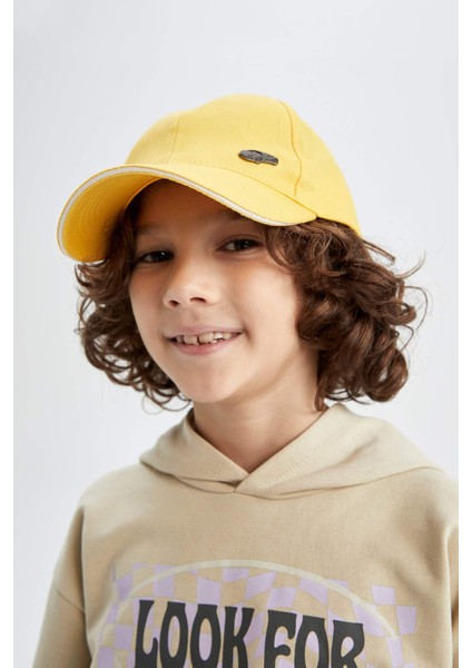 Erkek Çocuk Pamuklu Beyzbol Basketbol Şapkası N5481A623SM