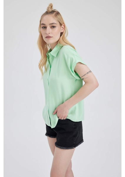Regular Fit Kısa Kollu Gömlek U2742AZ23SM