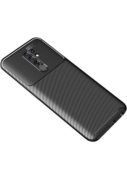 Xiaomi Redmi 9 Kılıf Kamera Çıkıntılı Karbon Fiber Dokulu Renk Atmaz Koruyucu Kapak (Negro) fırsatları