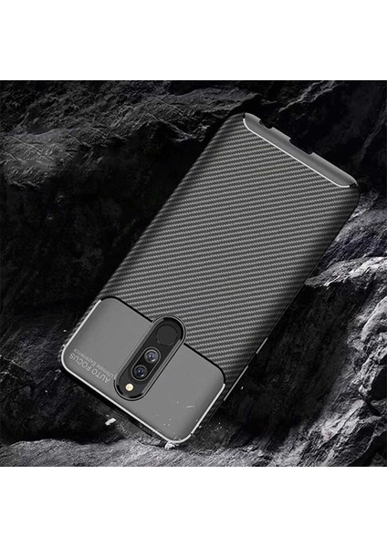 Xiaomi Redmi 8 Kılıf Kamera Çıkıntılı Karbon Fiber Dokulu Renk Atmaz Koruyucu Kapak (Negro) fırsatları